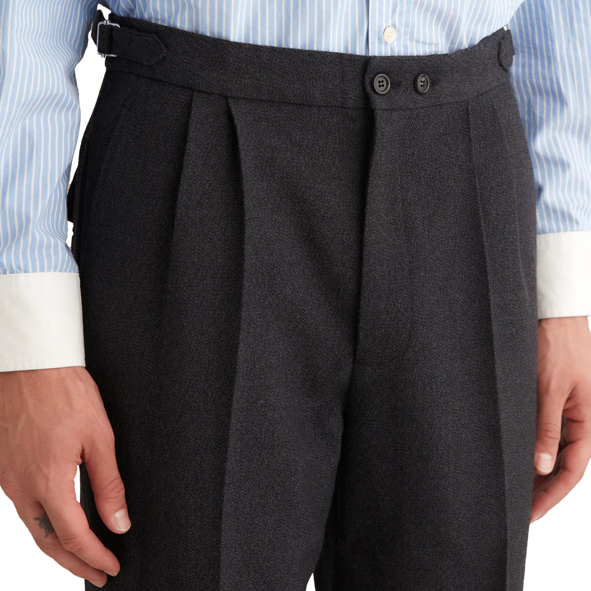 THORNPROOF PLEATED TROUSER、mySite、zt4zffjzw