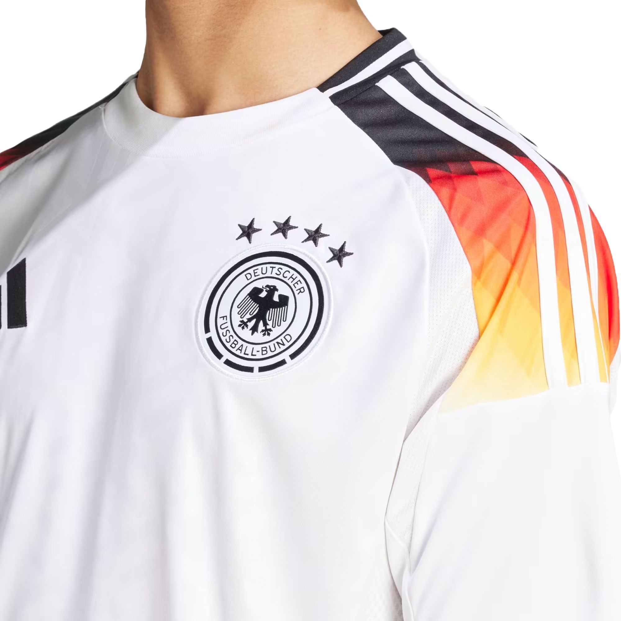 adidas Men's Germany 2024/25 Home Jersey White、mySite、noshort