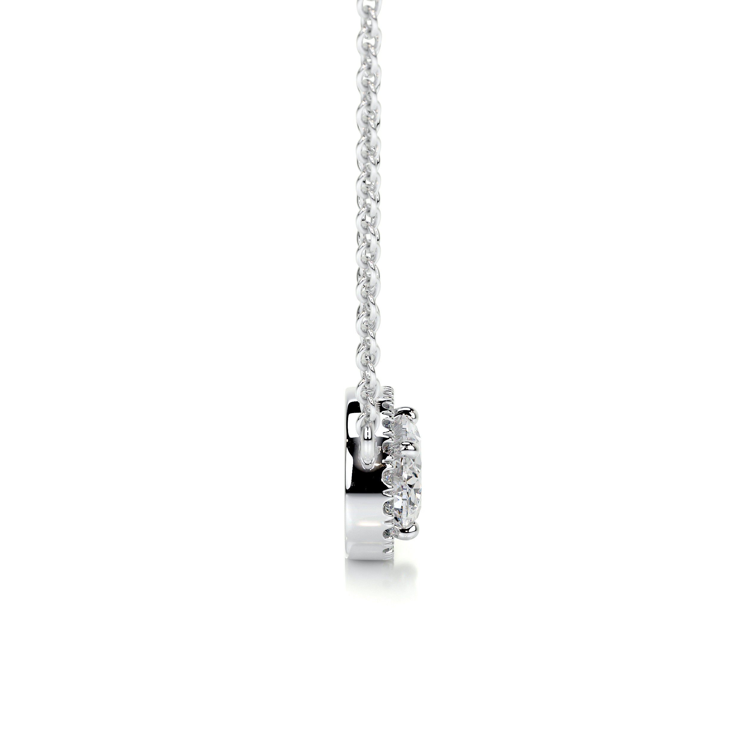 Louise Lab Grown Diamond Pendant -14K White Gold、mySite、hinf8tx79