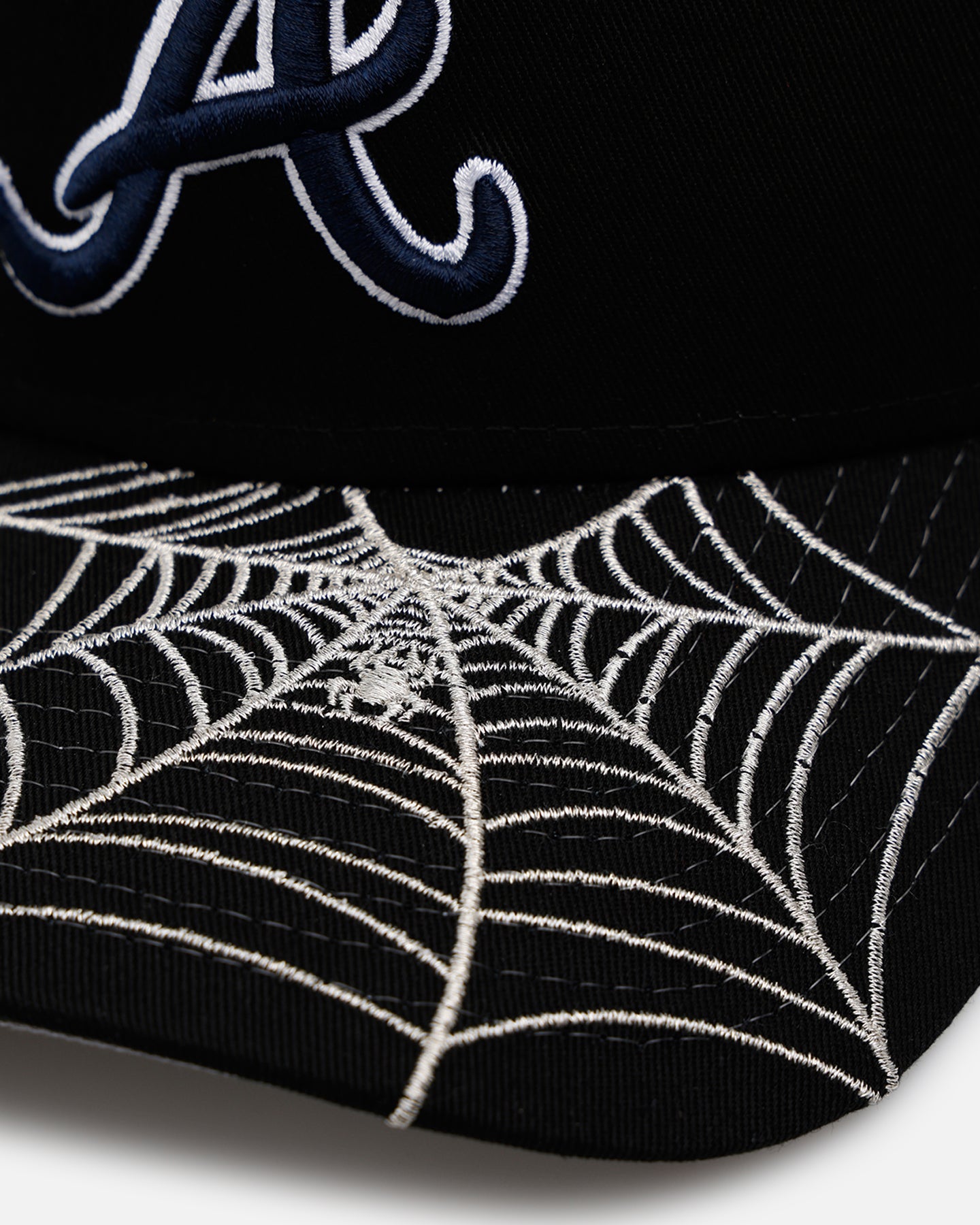 New Era Atlanta Braves 'Spider Web Visor' 9FORTY A-Frame Snapback Black、mySite、zt4zffjzw
