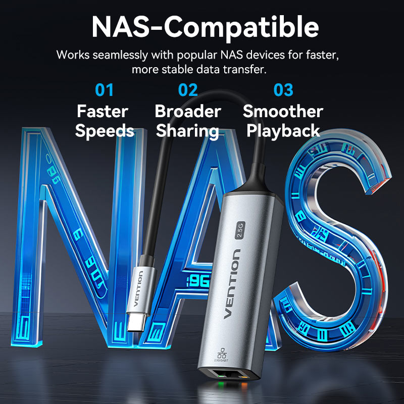 Vention USB-C to 2.5G Ethernet Adapter、mySite、fannypackpong