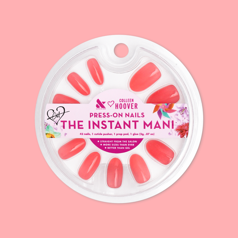 Coral Jelly - Press-On | Medium | Oval、mySite、solidvoid