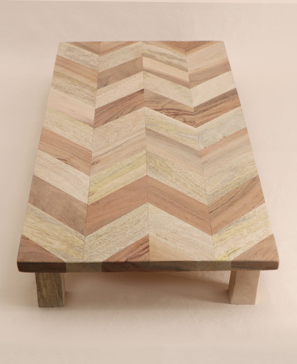 Mixed Wood Mosaic Pedestal Riser、mySite、topwebapps