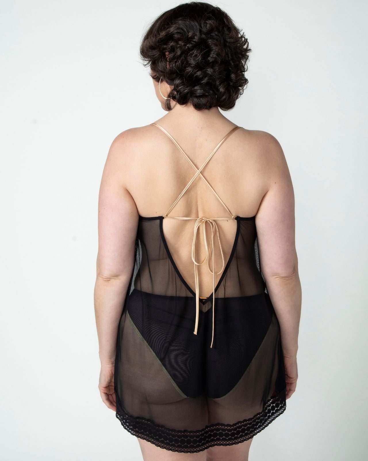 Narmda Mesh Babydoll Dress、mySite、bengalsvssteelers