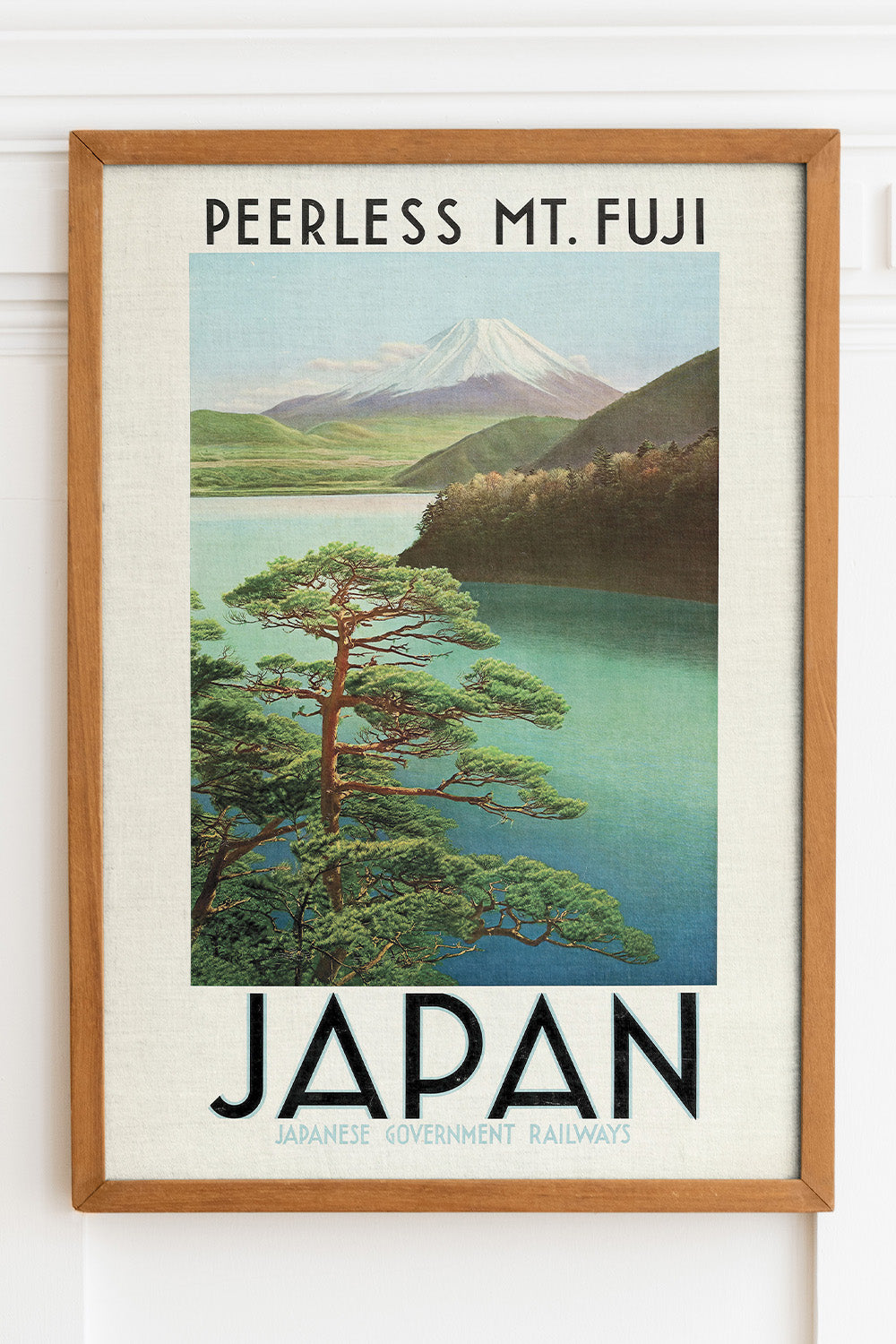 Peerless Mt. Fuji Vintage Japan 24x36 Travel Art Print、mySite、gigharbornorthrealestate