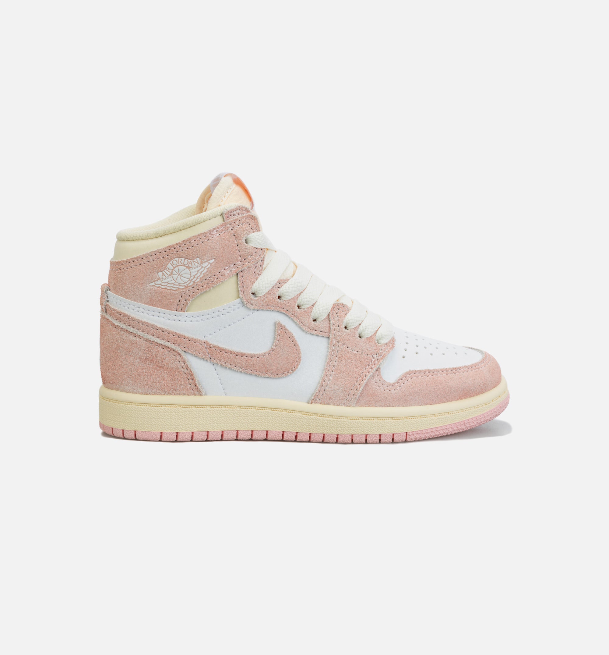 Air Jordan 1 Retro High OG Washed Pink Preschool Lifestyle Shoe - White/Pink、mySite、dreamappss