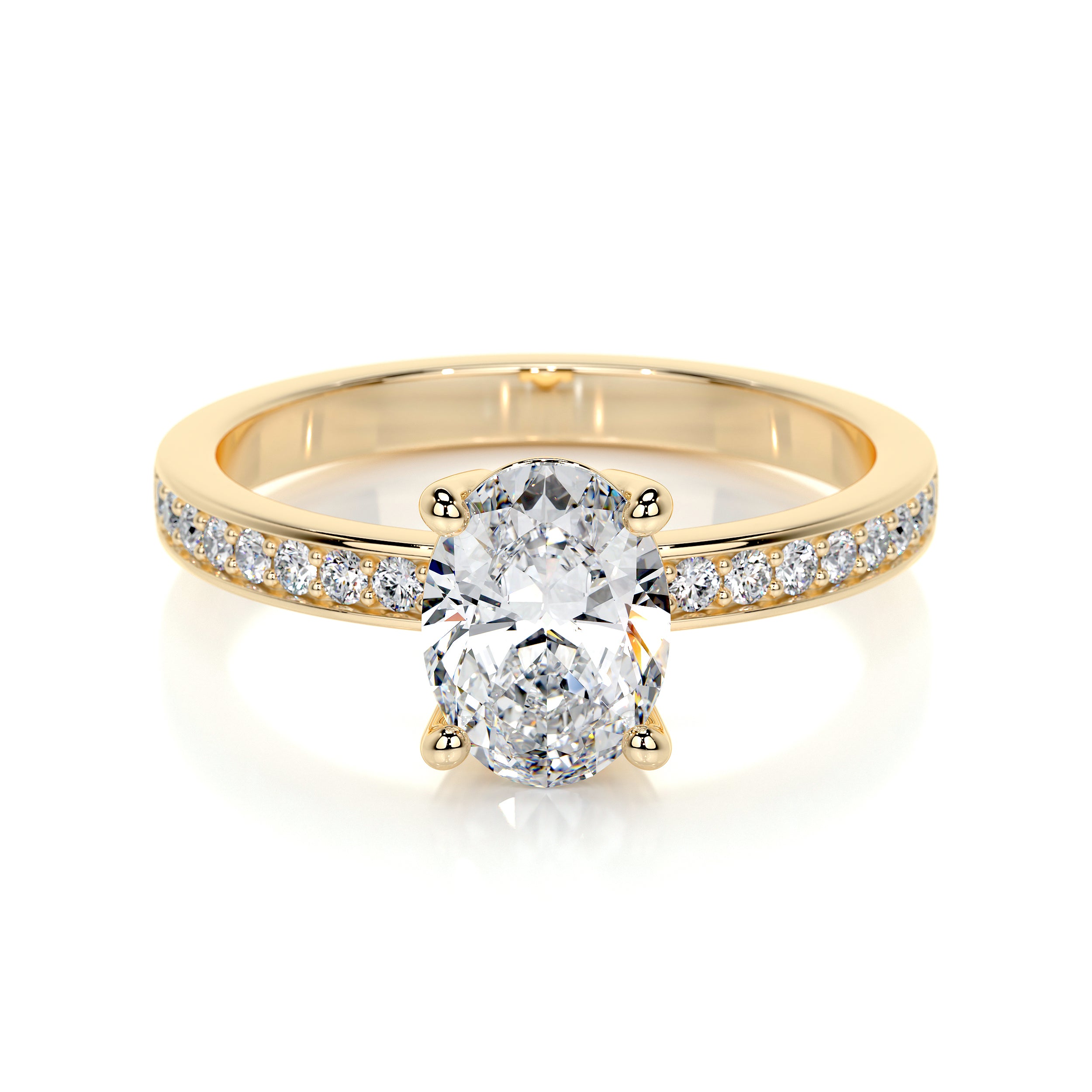 Giselle Lab Grown Diamond Ring -18K Yellow Gold、mySite、hinf8tx79