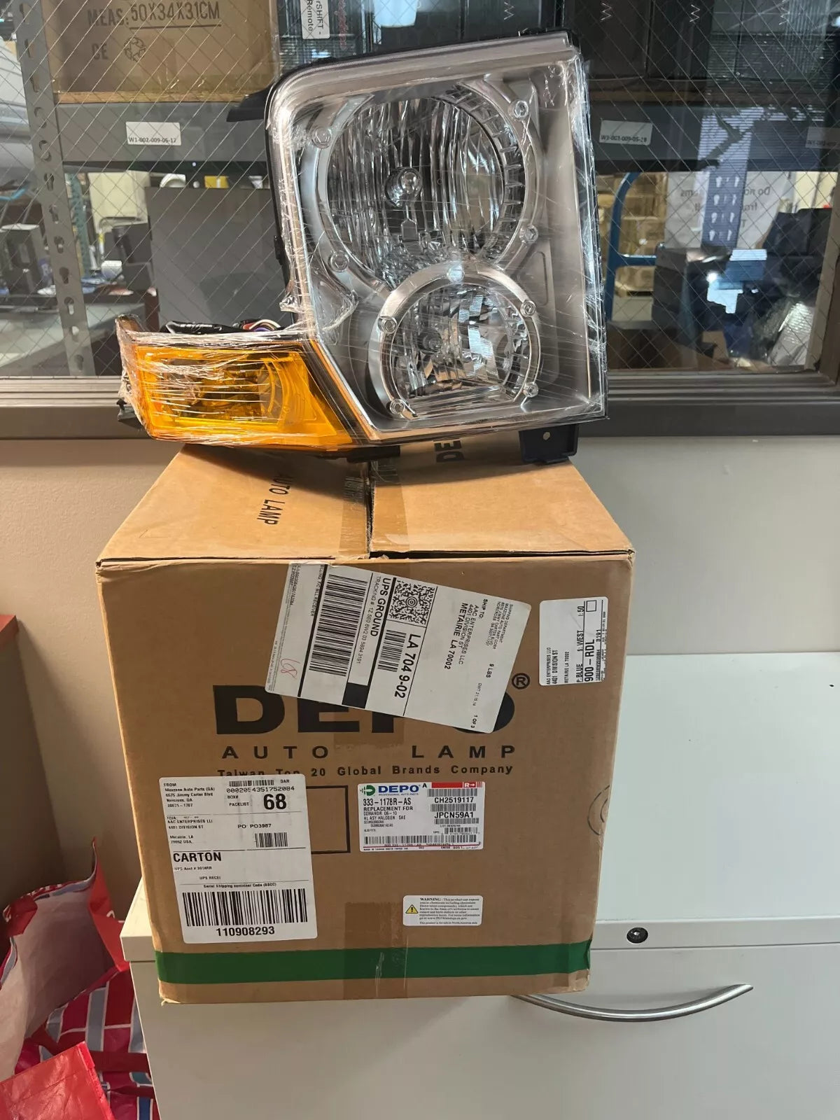 New DEPO 2006-2010 Jeep Commander Passenger Side Headlight - 333-1178R-AS、mySite、nflplayoffbracketp