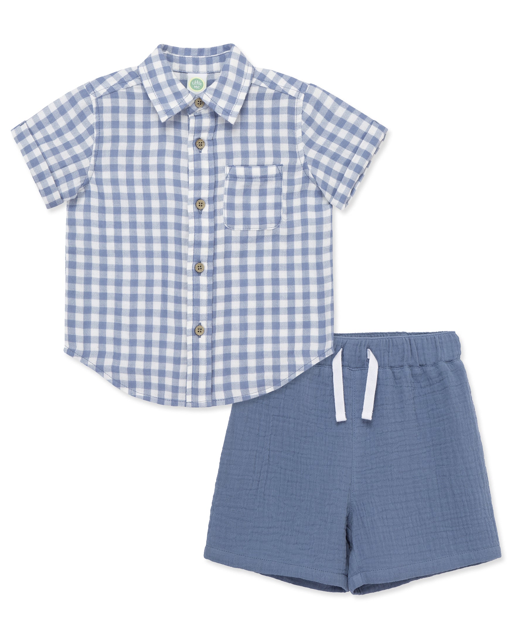  Check Woven Short Set (12M-24M)、mySite、layawaytickets