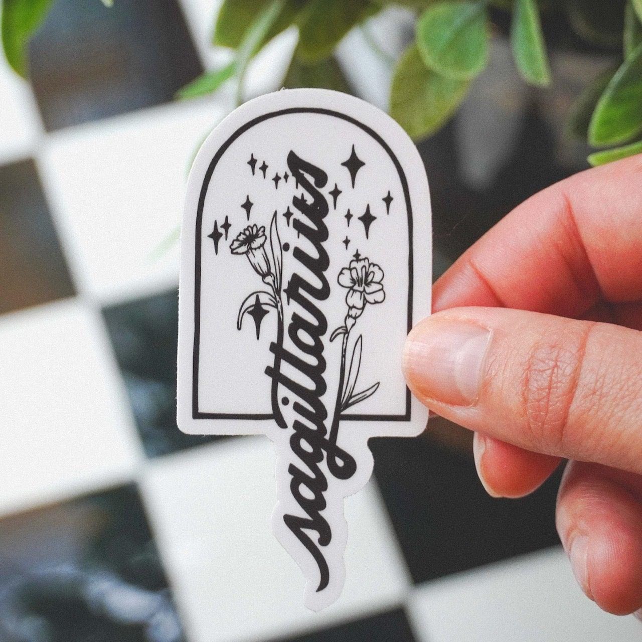  Sagittarius Carnation Zodiac Sticker、mySite、elrpsem3k
