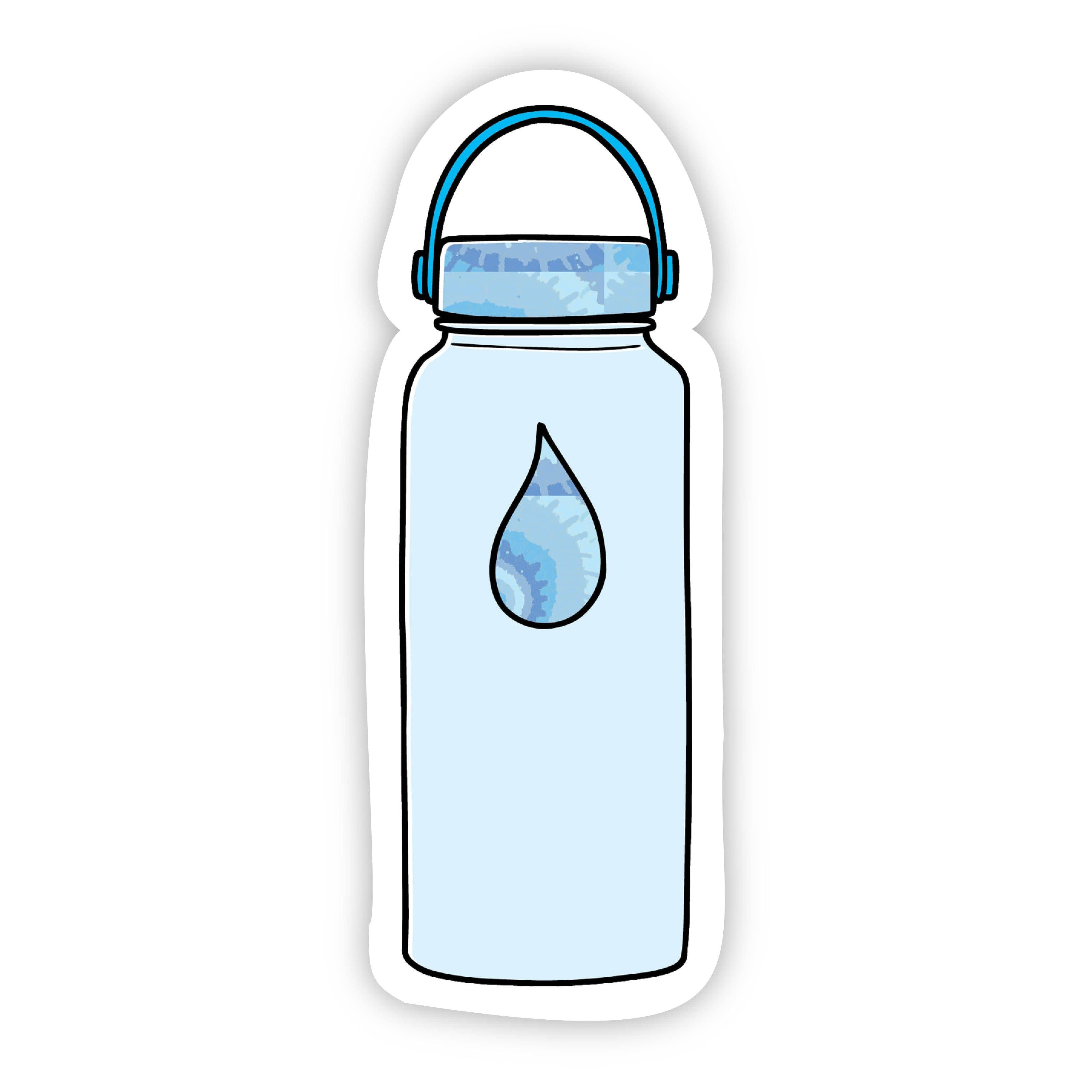  Water Bottle Blue Aesthetic Sticker、mySite、elrpsem3k