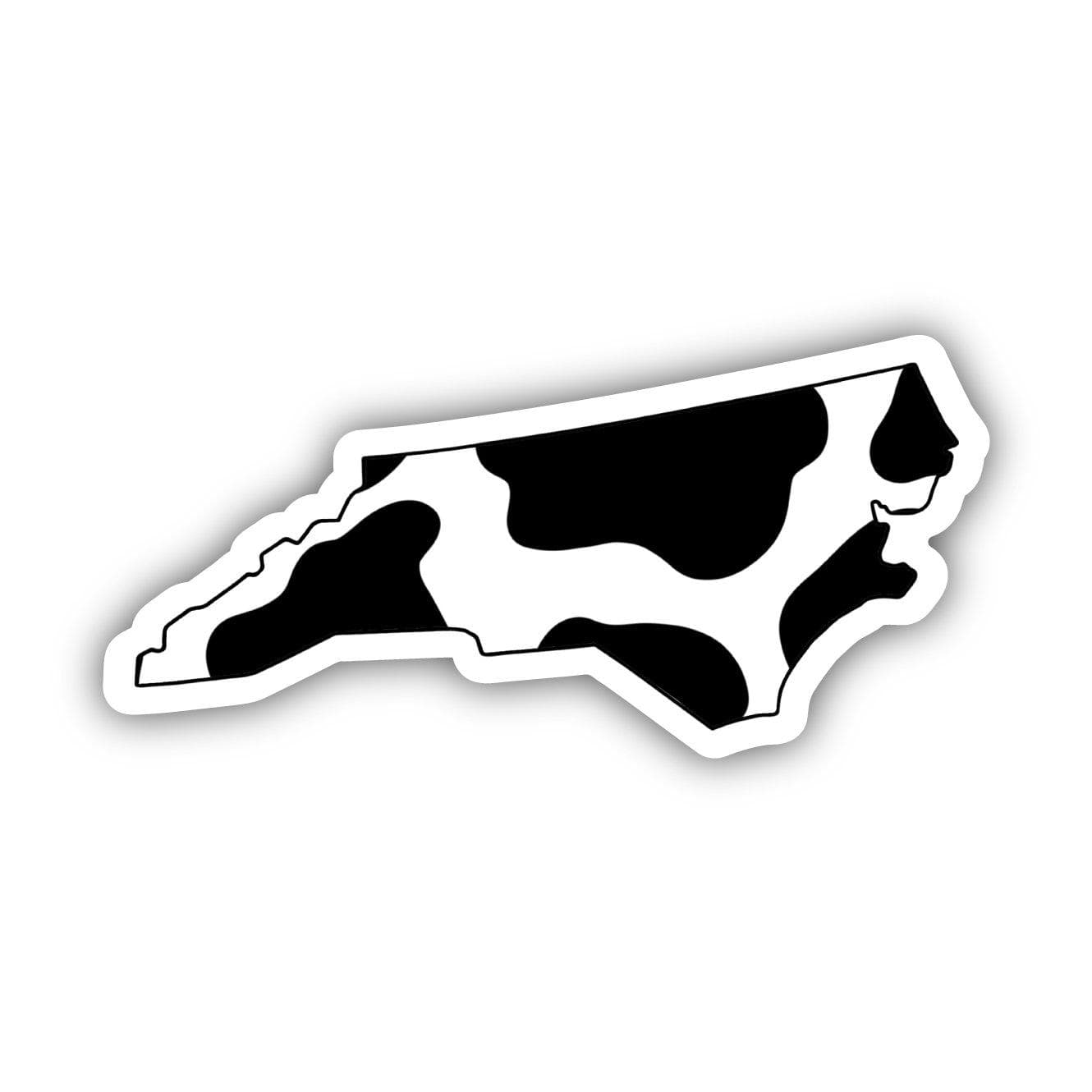  North Carolina Cow Pattern Sticker、mySite、elrpsem3k