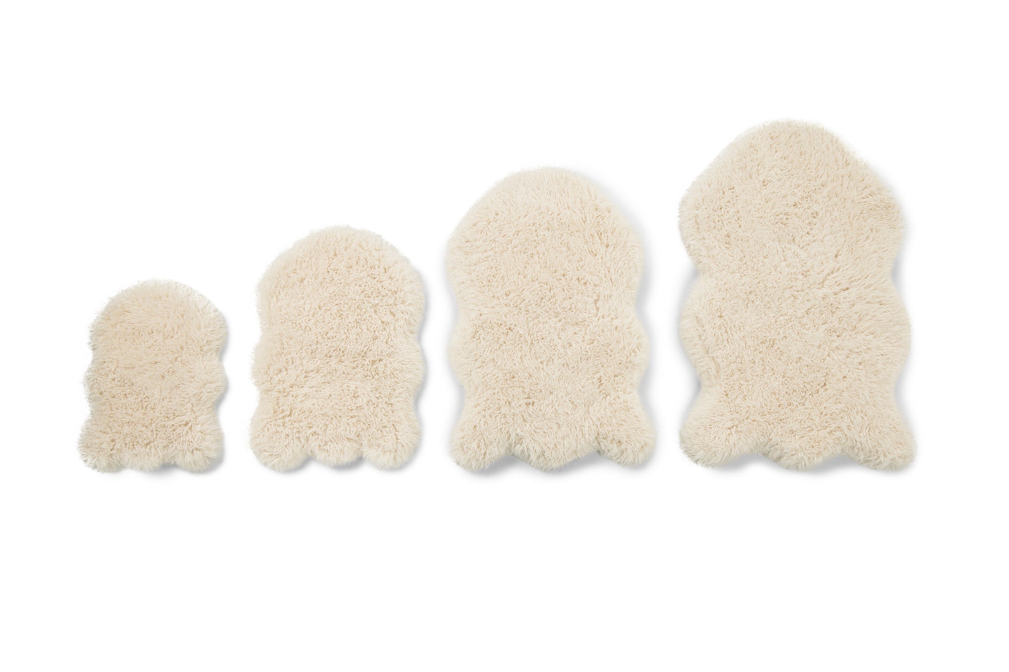 PupRug™ Luxe Faux Fur Orthopedic Dog Bed - Plush Sheep Ivory、mySite、solidvoid