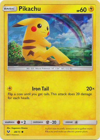 Pikachu (28/73) (Cracked Ice Holo) Miscellaneous Cards、mySite、waistdrama