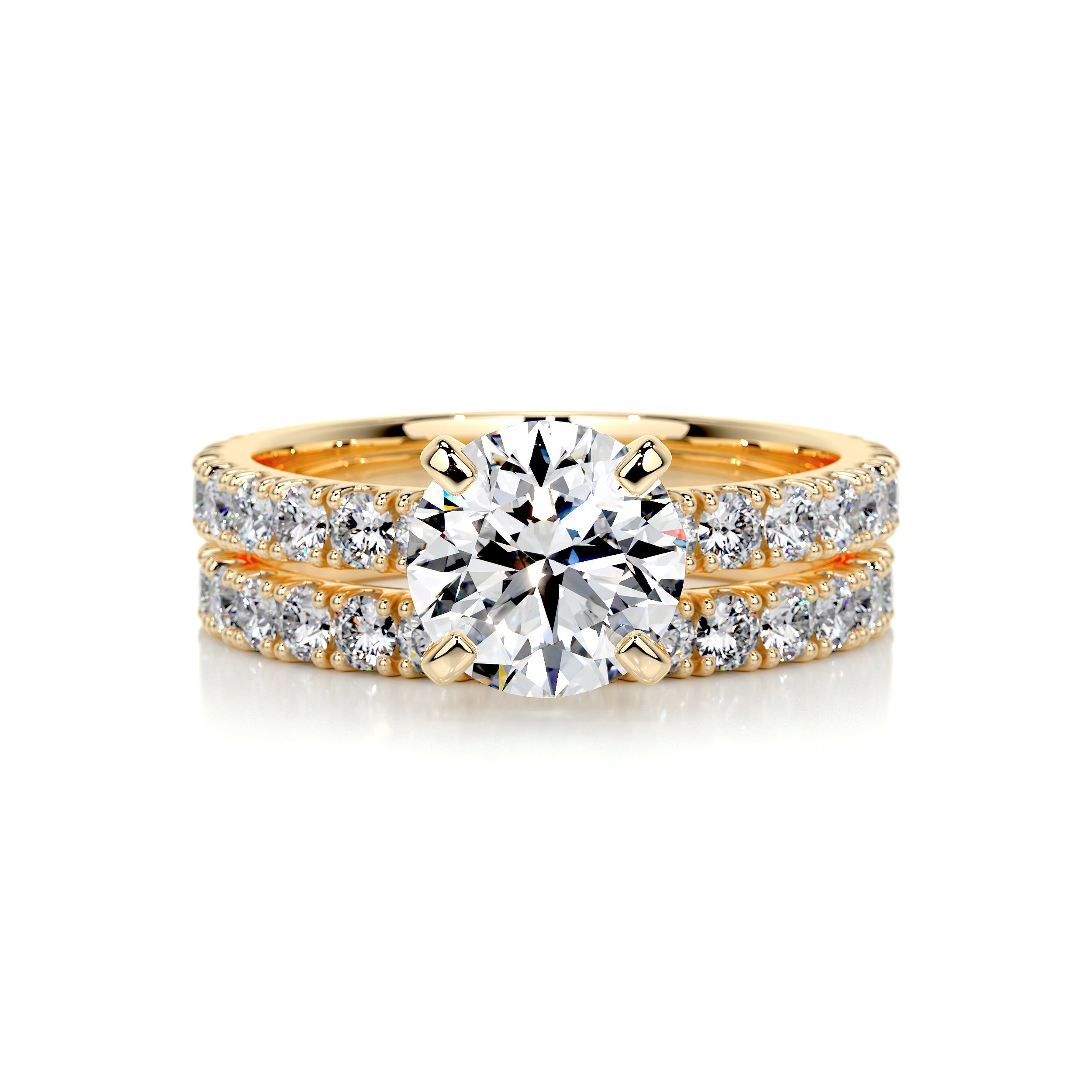 Alison Diamond Bridal Set -18K Yellow Gold、mySite、hinf8tx79