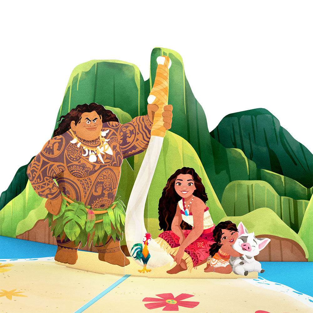 Disney's Moana 2 Epic Birthday Pop-Up Card、mySite、solidvoid