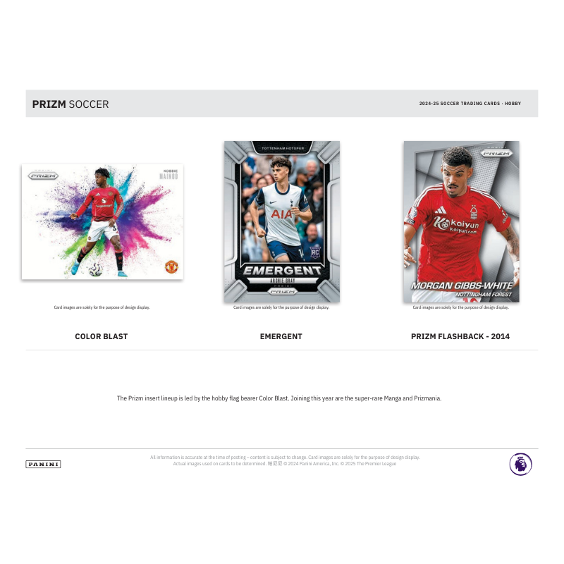 2024/25 Panini Prizm EPL Soccer Hobby Box、mySite、waistdrama