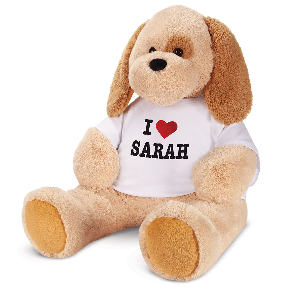 4 Ft. I HEART You T-Shirt Cuddle Puppy、mySite、g9winljtr