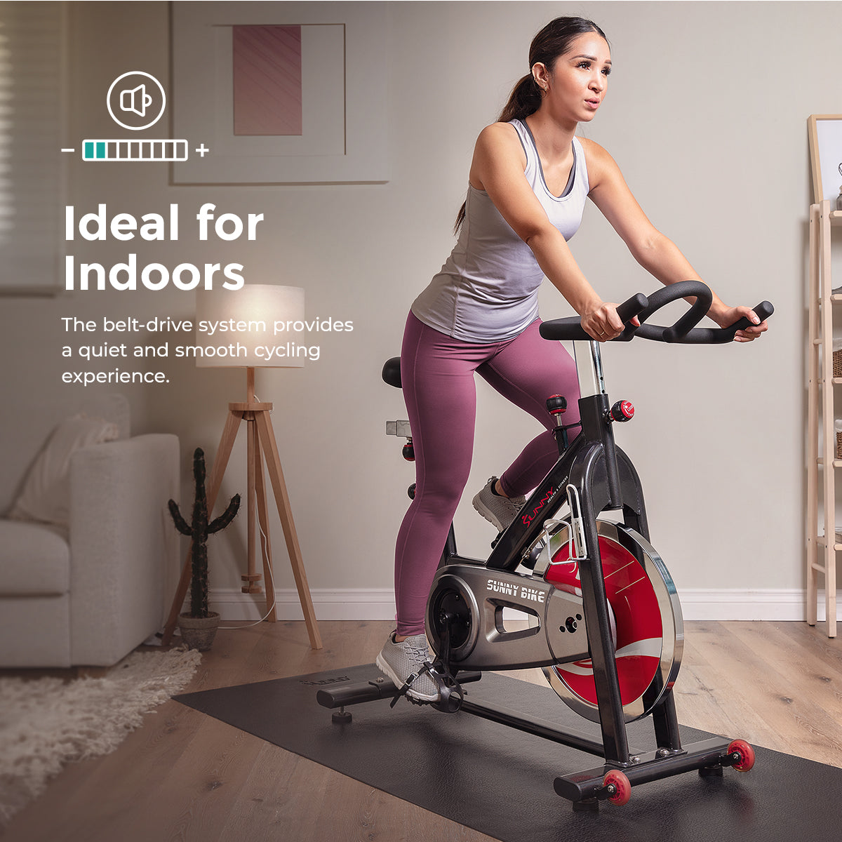  Belt Drive Indoor Cycling Bike with 49 LB Flywheel、mySite、ghnorth
