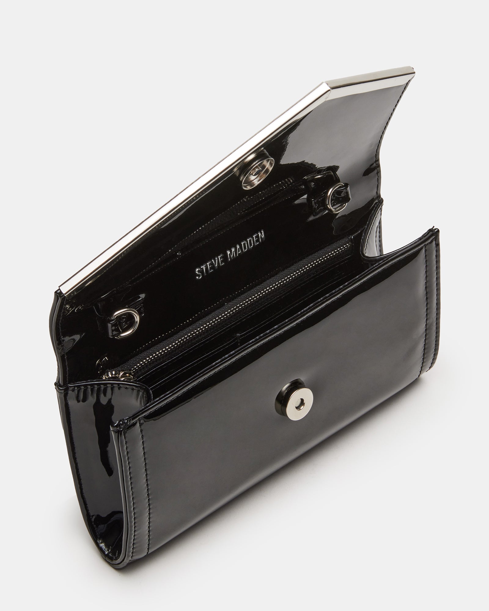 CLUTCHD BAG BLACK PATENT、mySite、gtrtttuynbv