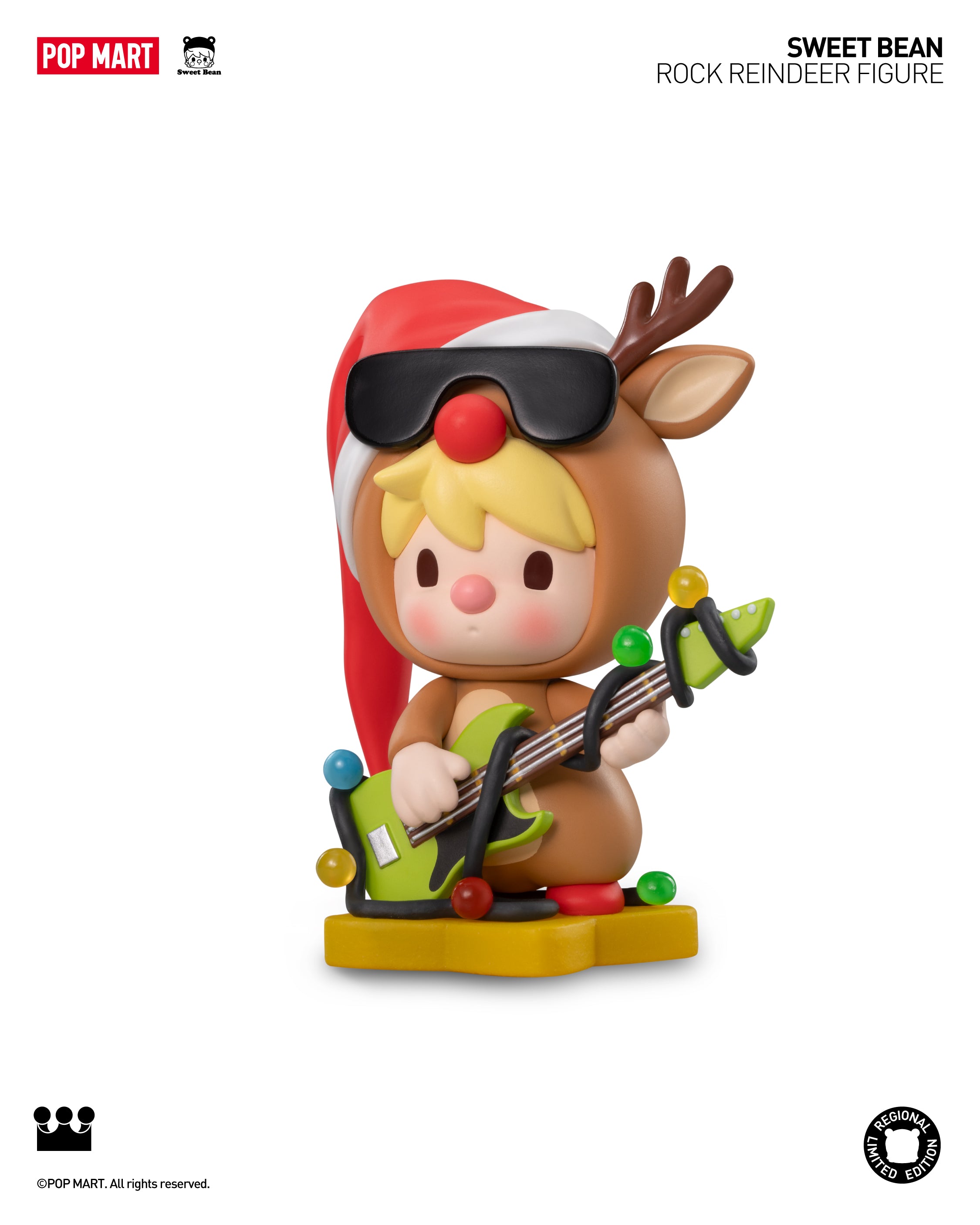  POP MART Sweet Bean Rock Reindeer Figure、mySite、greenlandpopulation