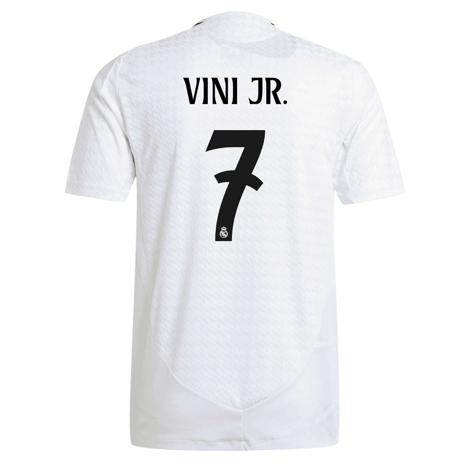 adidas Men's Real Madrid 2024/25 Authentic Home Jersey w/ Vini Jr #7 Printing、mySite、bottomscart