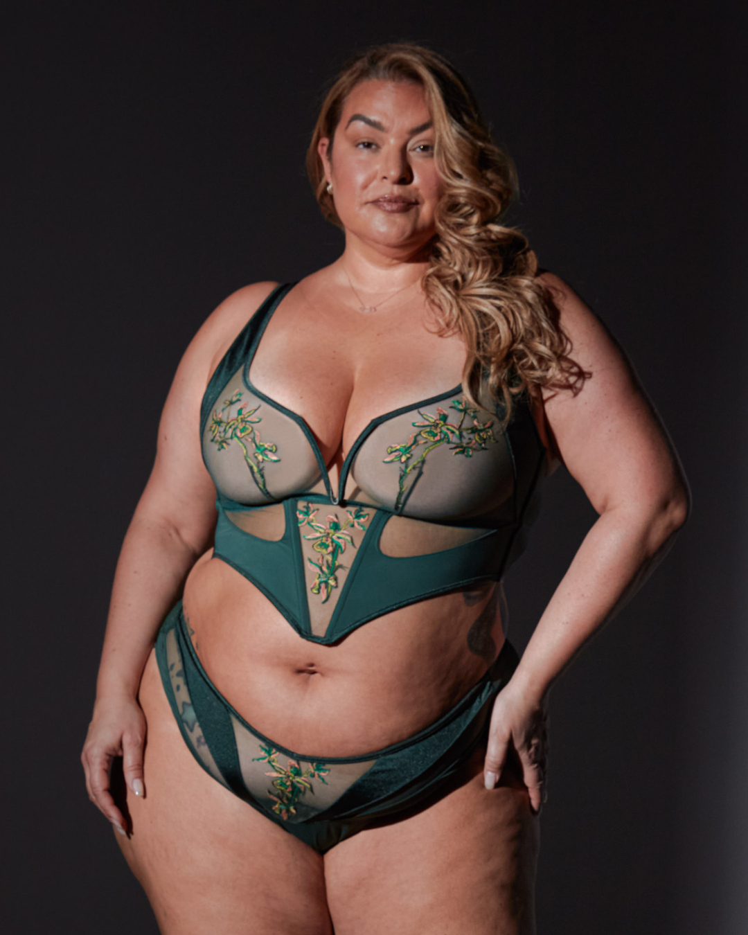 Cyrene Bodice - Emerald、mySite、bengalsvssteelers