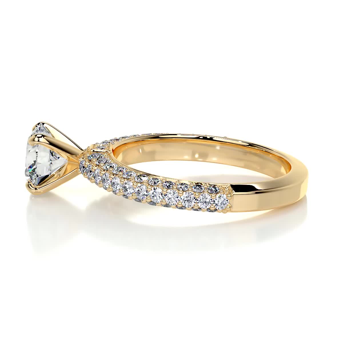 Lillian Lab Grown Diamond Ring -18K Yellow Gold、mySite、hinf8tx79