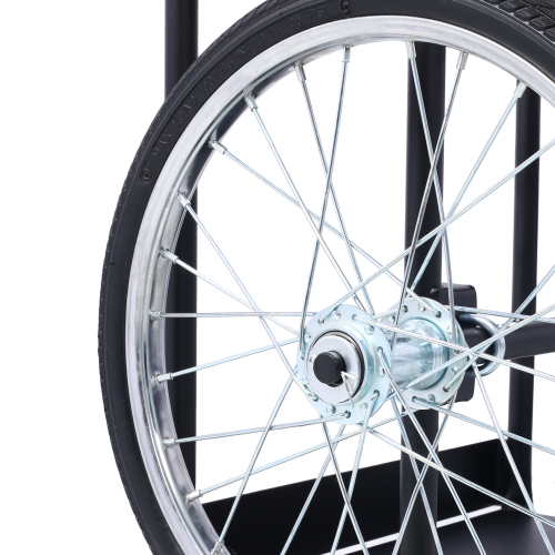 Large Dual Oxygen Tank Cart Dolly Double Cylinder Cart, 20" pneumatic Wheels Includes two fastening belts ,black、、eastwooduniform