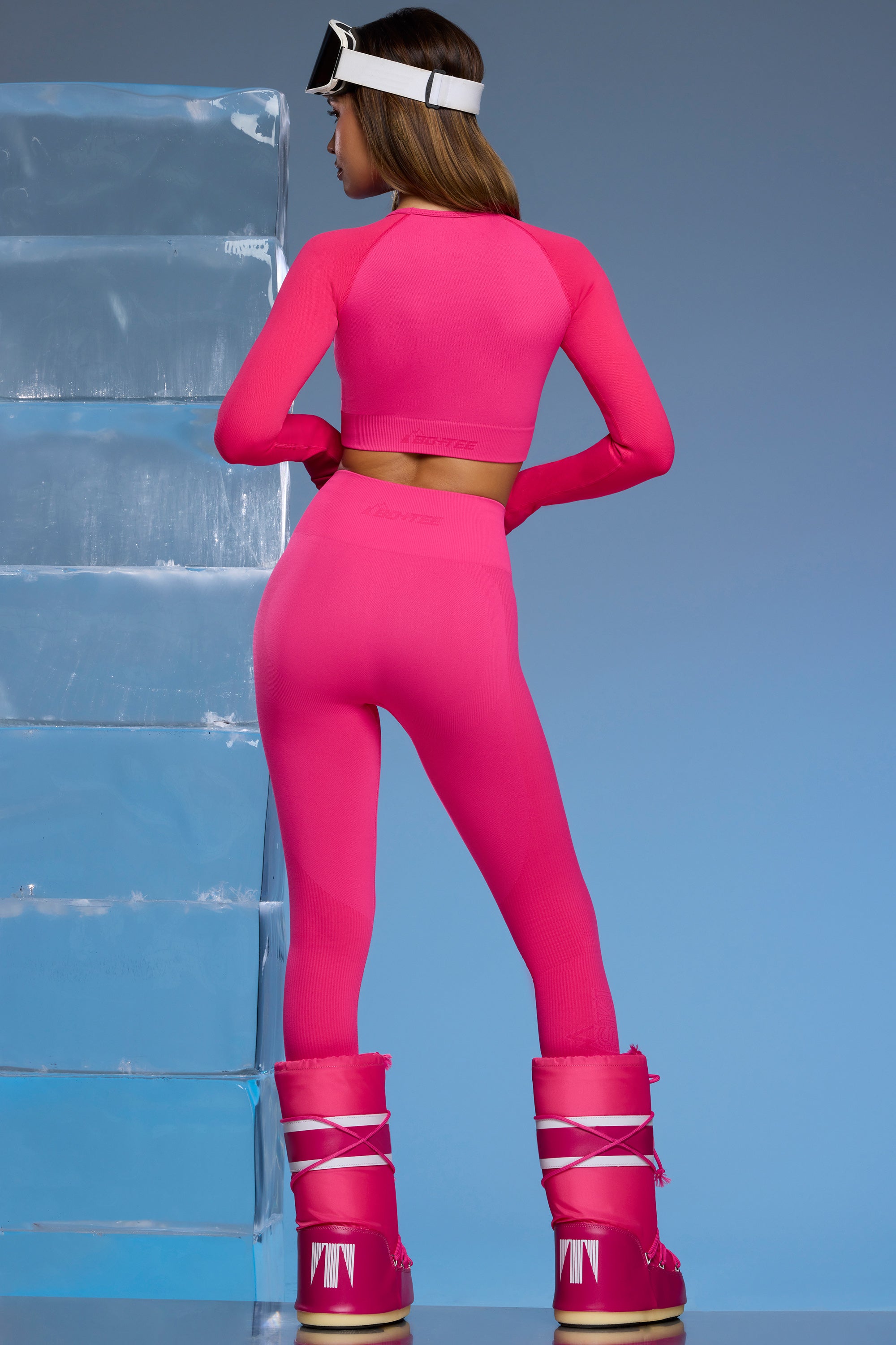 Super Sculpt Base Layer Leggings in Fuchsia Pink、mySite、solidvoid