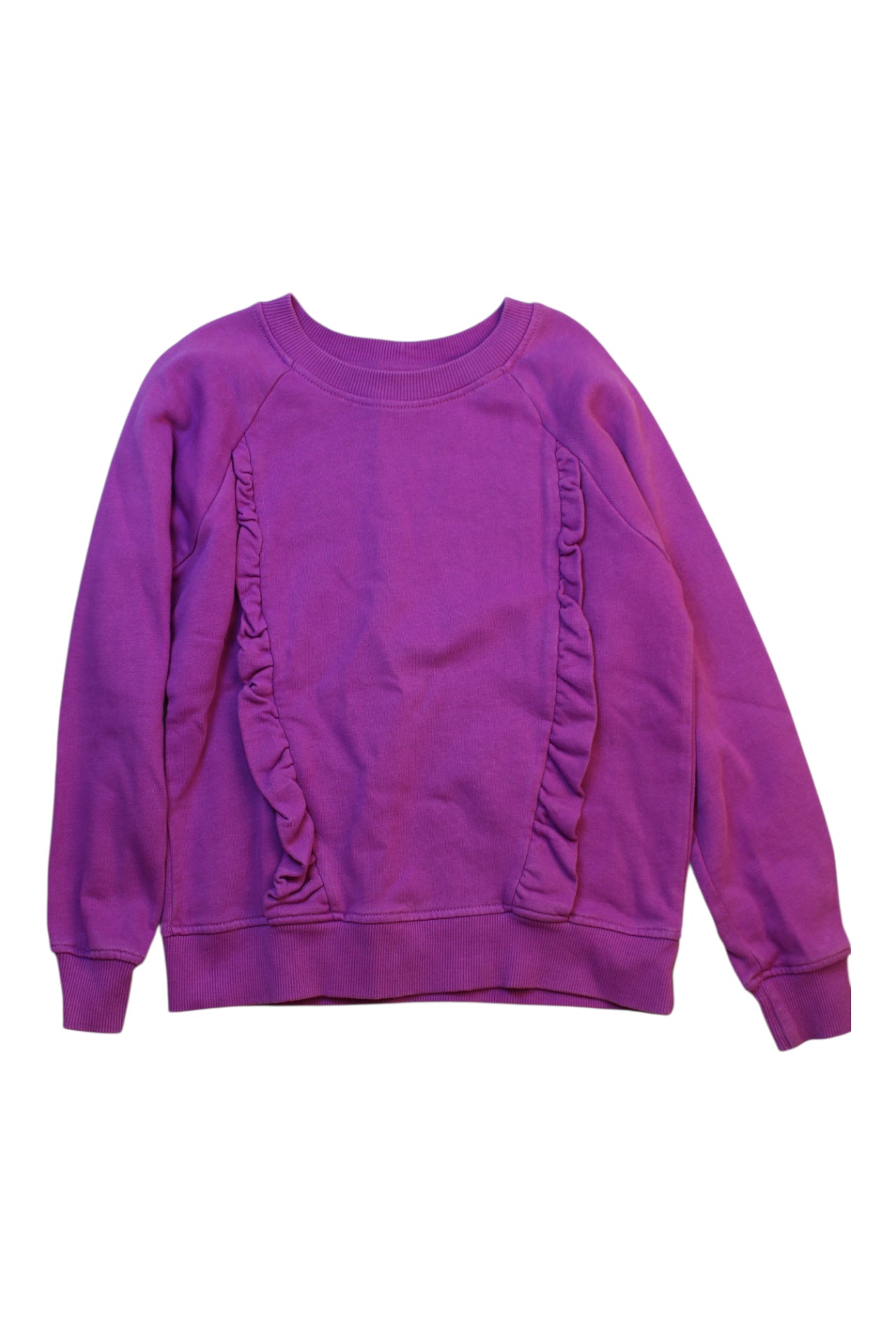 Hanna Andersson Ruffle Crewneck Sweatshirt Size 6T、mySite、g9winljtr