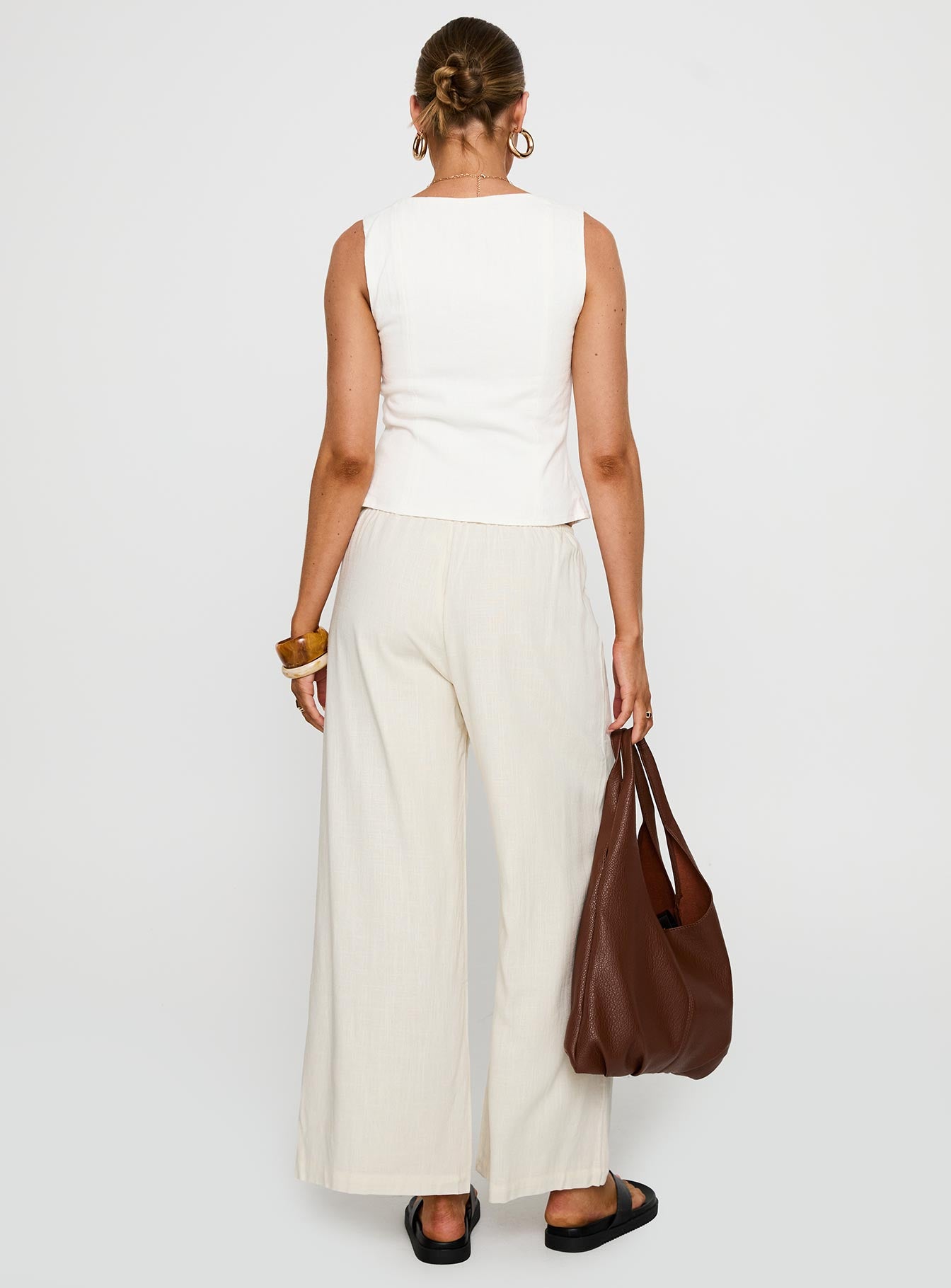 Telling Lies Pants White / Green、mySite、solidvoid