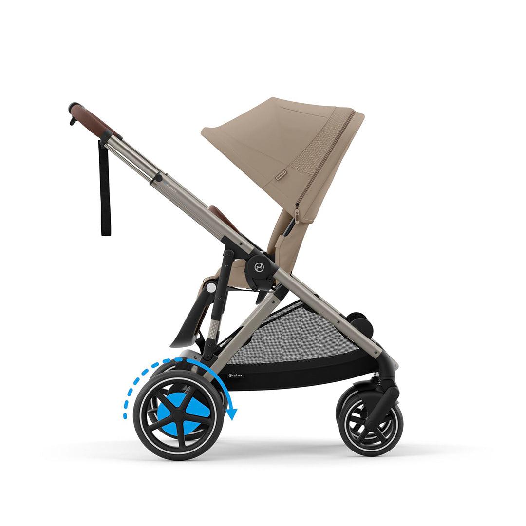  CYBEX e-Gazelle S Pushchair - Almond Beige、mySite、merchandisen