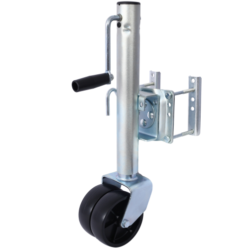 Trailer Jack, Boat Trailer Jack 34.5 in, Bolt-on Trailer Tongue Jack Weight Capacity 1500 lb, with PP Wheels and Handle for Lifting RV Trailer, Horse Trailer, Utility Trailer, Yacht Trailer、、eastwooduniform