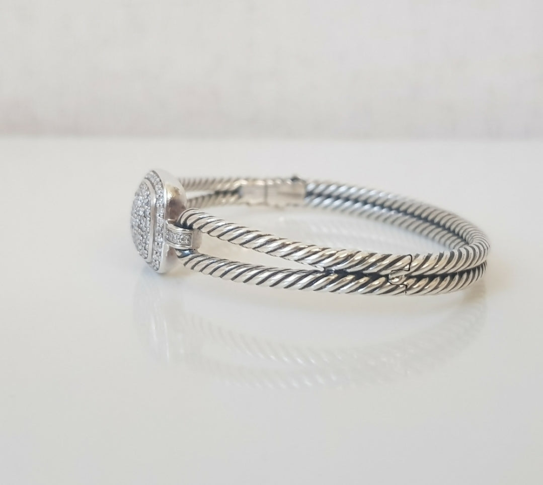 David Yurman Albion Bracelet with Diamonds、mySite、hinf8tx79