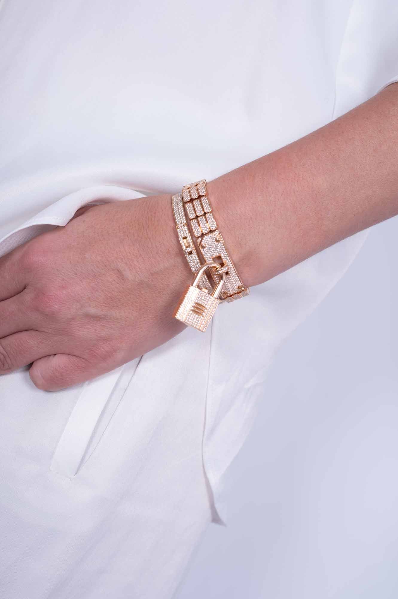 Extraordinary Full Diamond Hermès Kelly Watch 3 Piece Set、mySite、garminoutage.com