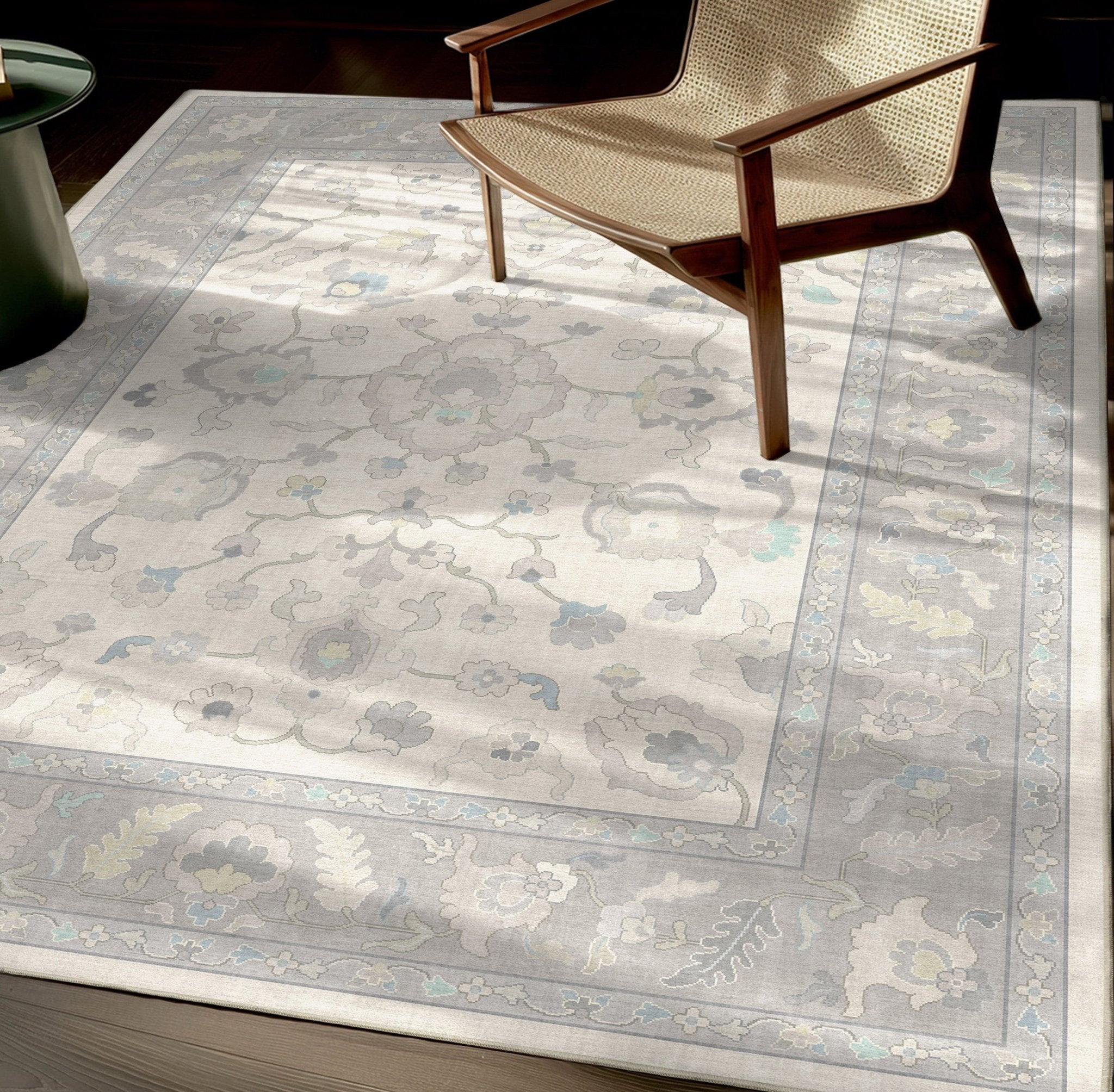 Konya Updated Traditional Oriental Pastel Rug for Living Room Bedroom Dining Room ,Easy Clean、mySite、gigharbornorthrealestate