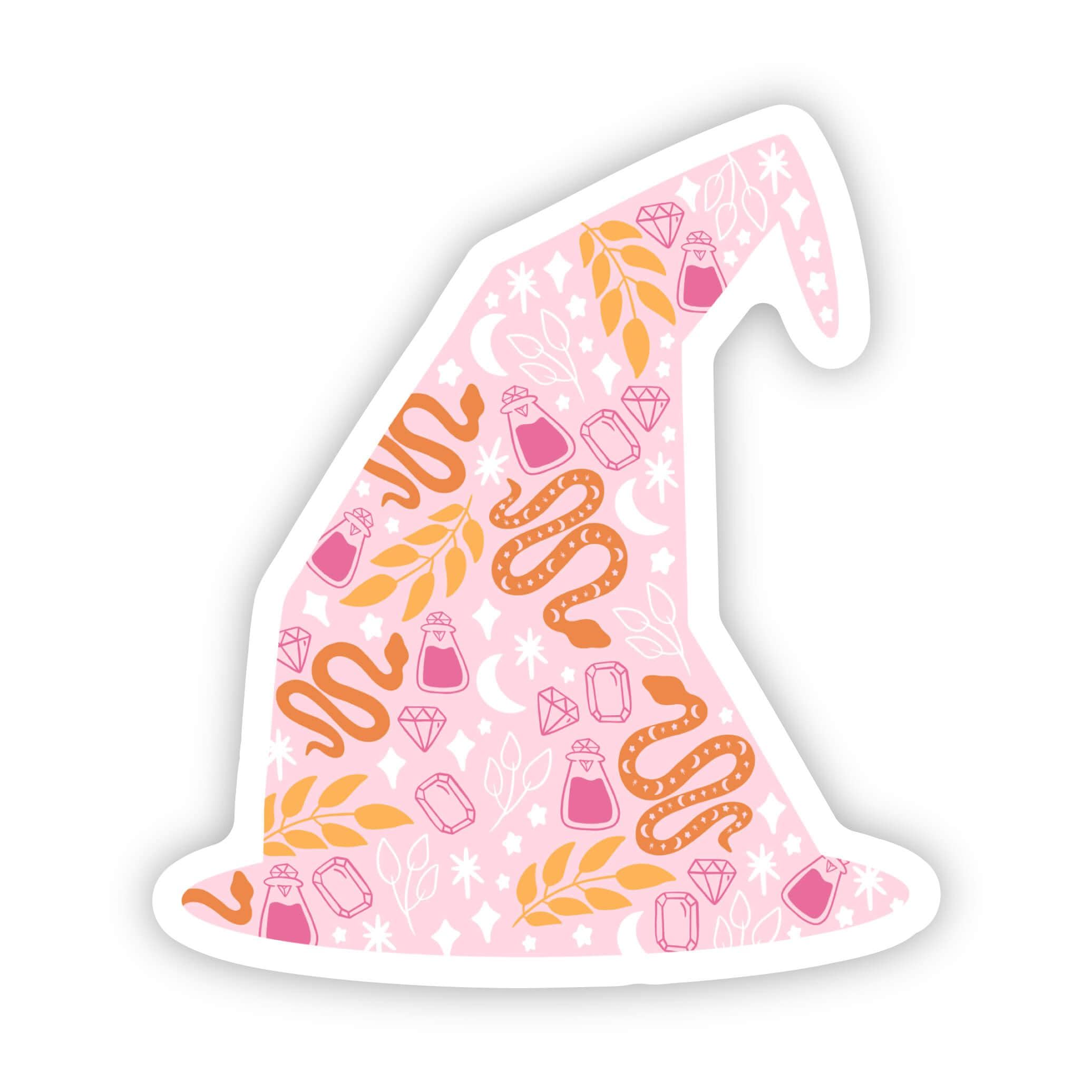  Snake & Potion Witch Hat Sticker、mySite、ghnorth