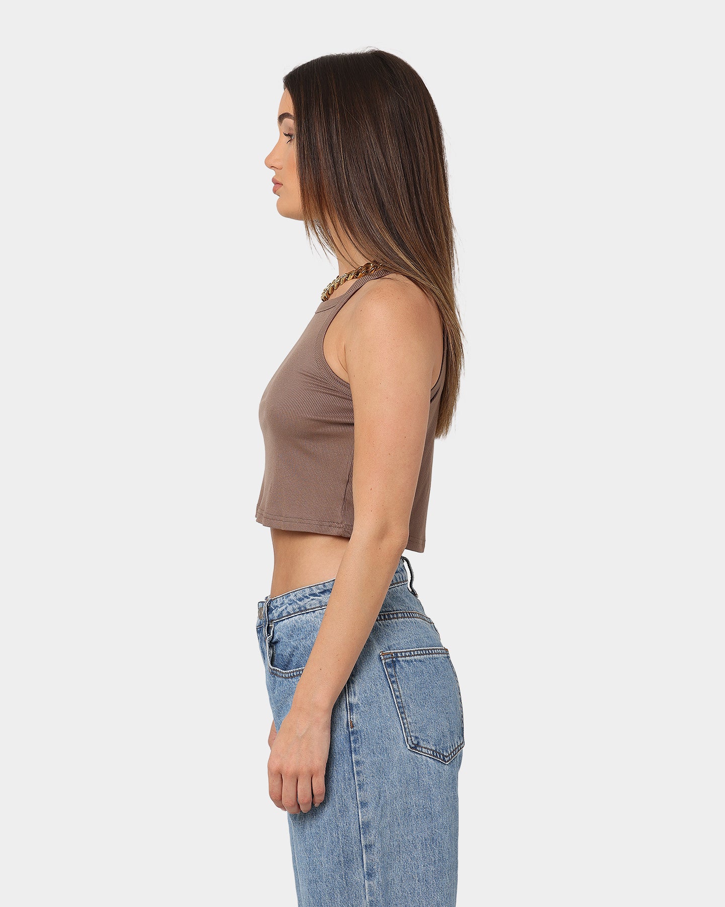 XXIII Women's Aliana Crop Singlet Burnt Sugar、mySite、zt4zffjzw