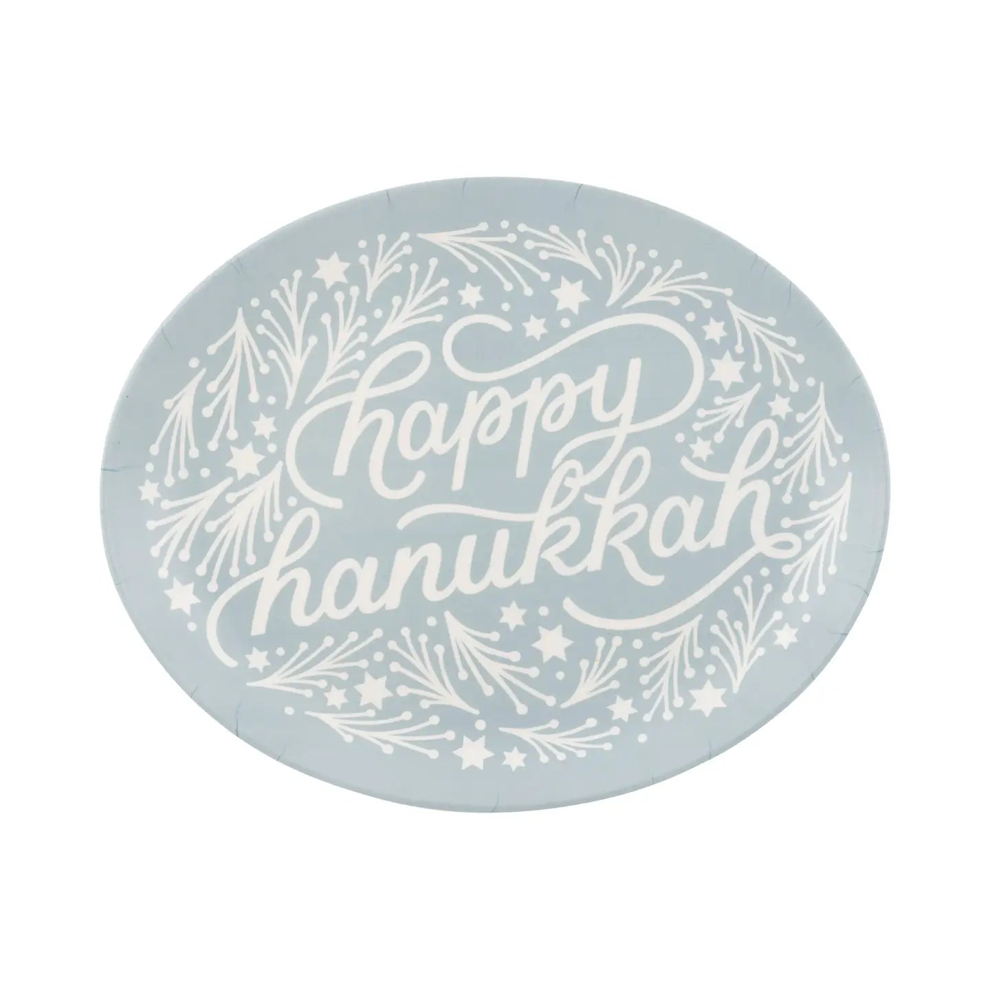  Happy Hanukkah Oval Tray、mySite、elrpsem3k