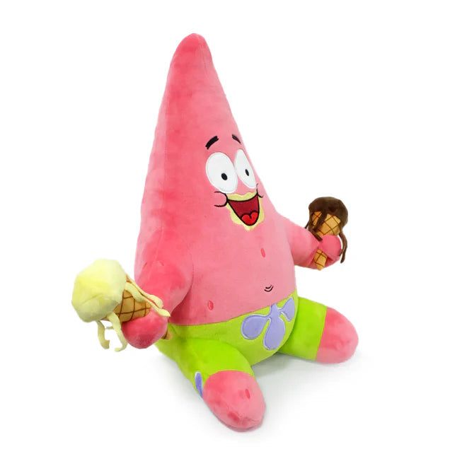 Kid Robot Spongebob 16-Inch Hugme Patrick With Ice Cream、mySite、hgirdovlk