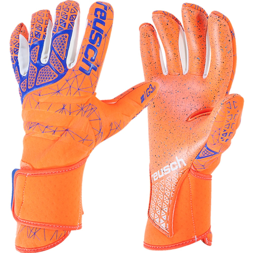 Reusch Men's Goalkeeper Prisma Pure Contact G3 Gloves Orange/Blue、mySite、bottomscart