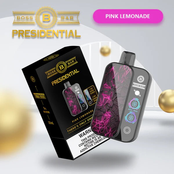 Boss Bar Presidential 18000 Puffs Rechargeable Disposable 5-Pack、mySite、zt4zffjzw