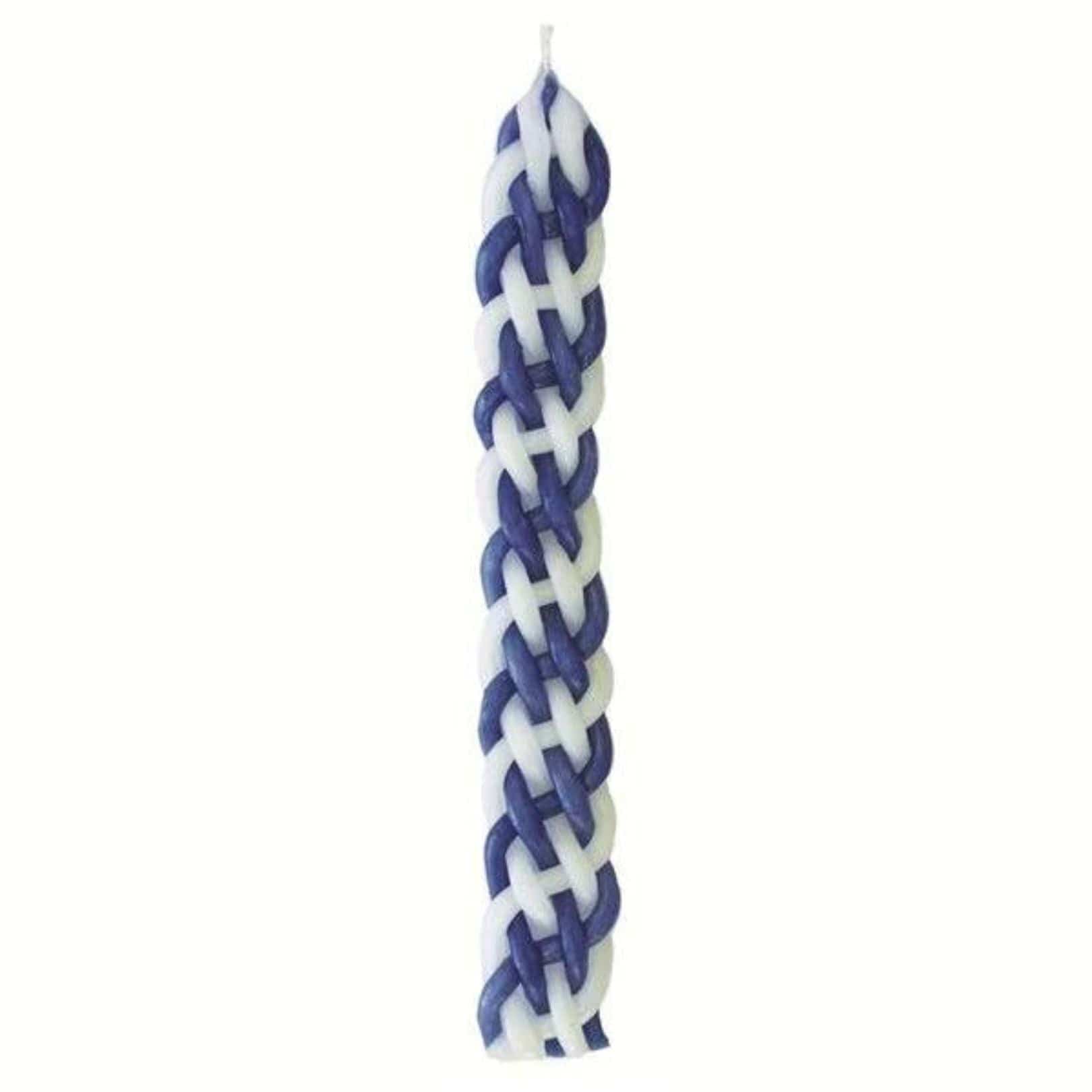 Tzivoni Blue and White Havdalah Candle、mySite、topwebapps