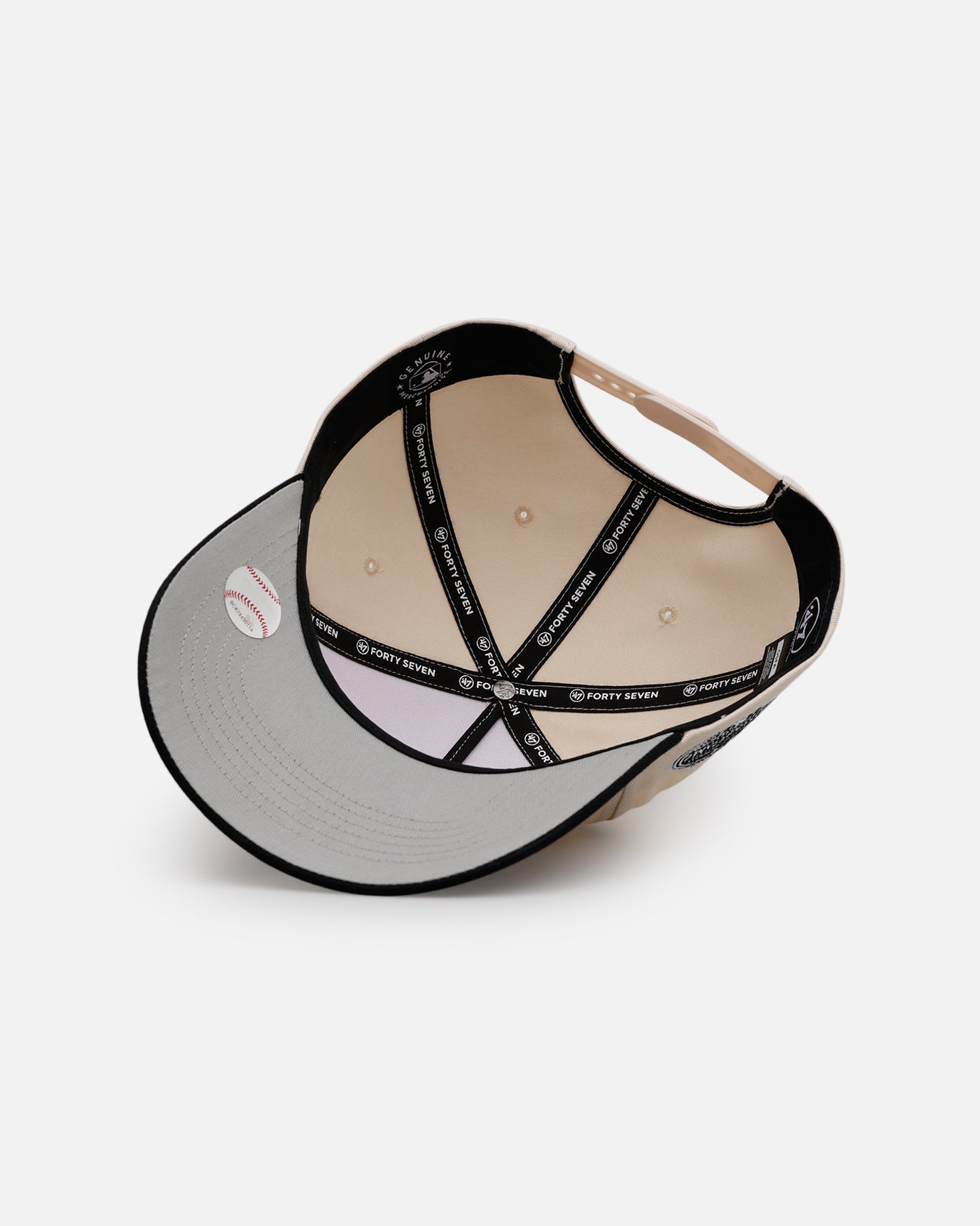 47 Brand New York Yankees 'Herringbone' 47 Offside Snapback Natural/Black、mySite、zt4zffjzw