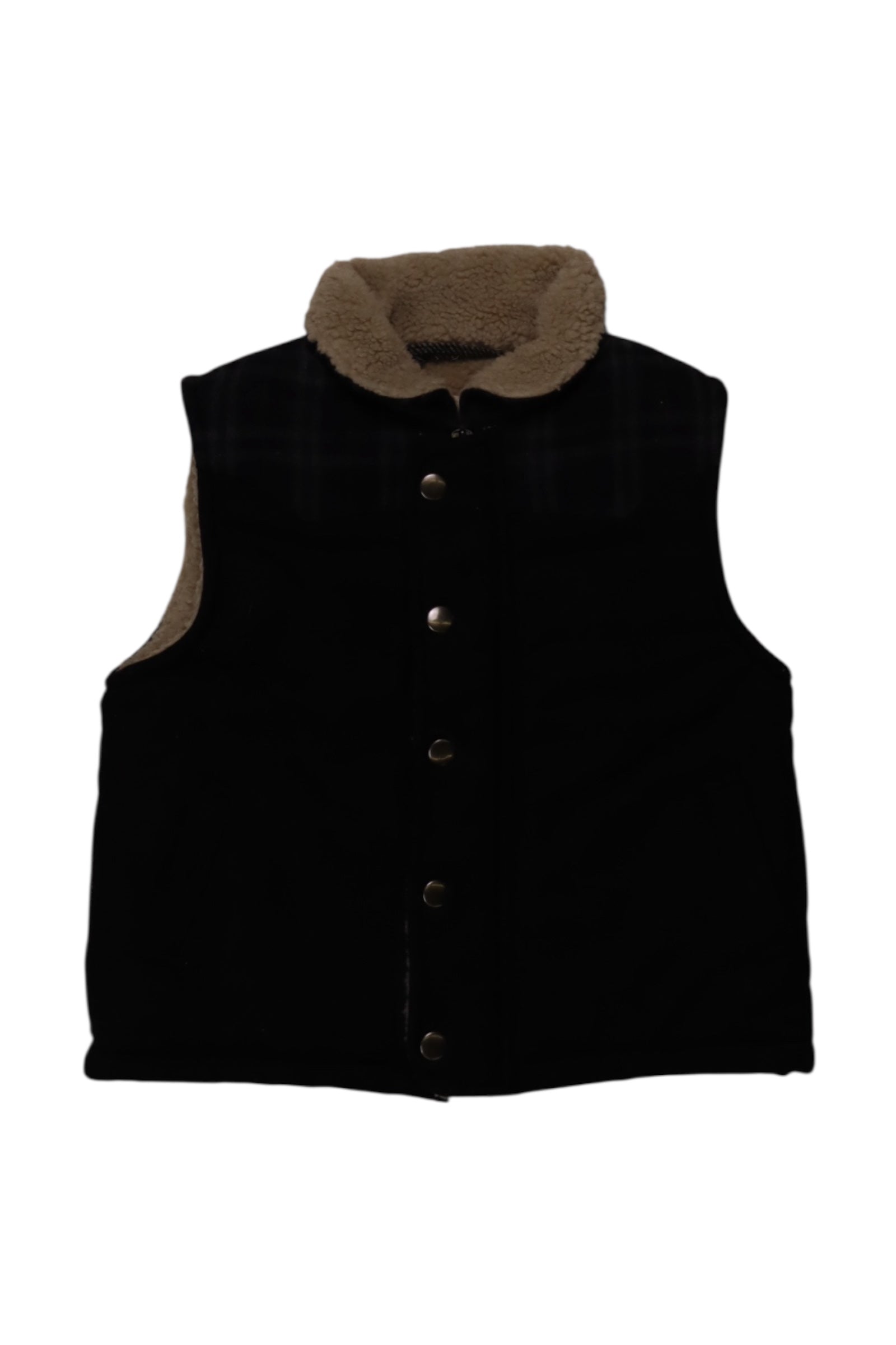 Ars猫ne Et Les Pipelettes Shearling-Lined Vest - Size 5T、mySite、g9winljtr