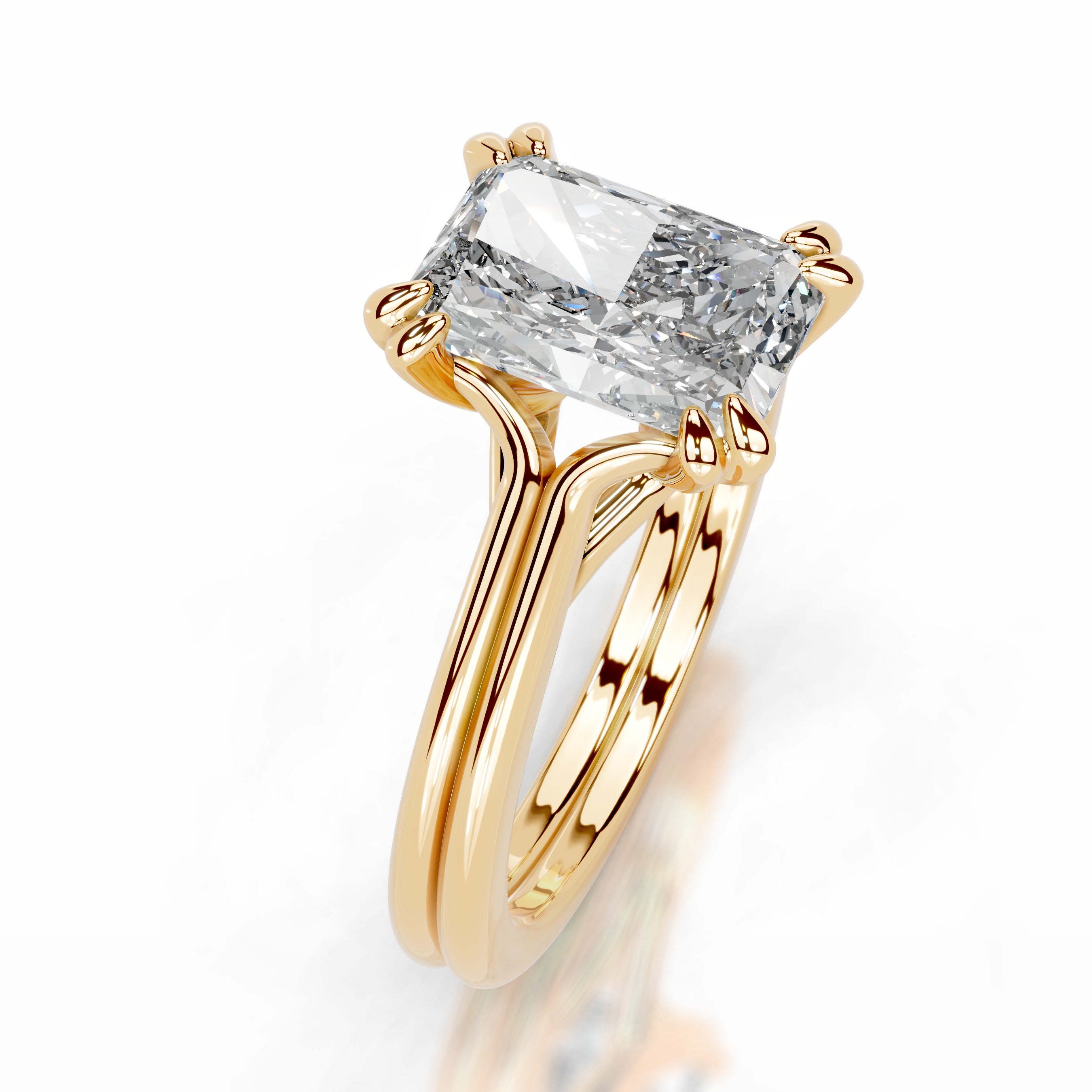 Calliope Diamond Engagement Ring - 18K Yellow Gold、mySite、hinf8tx79