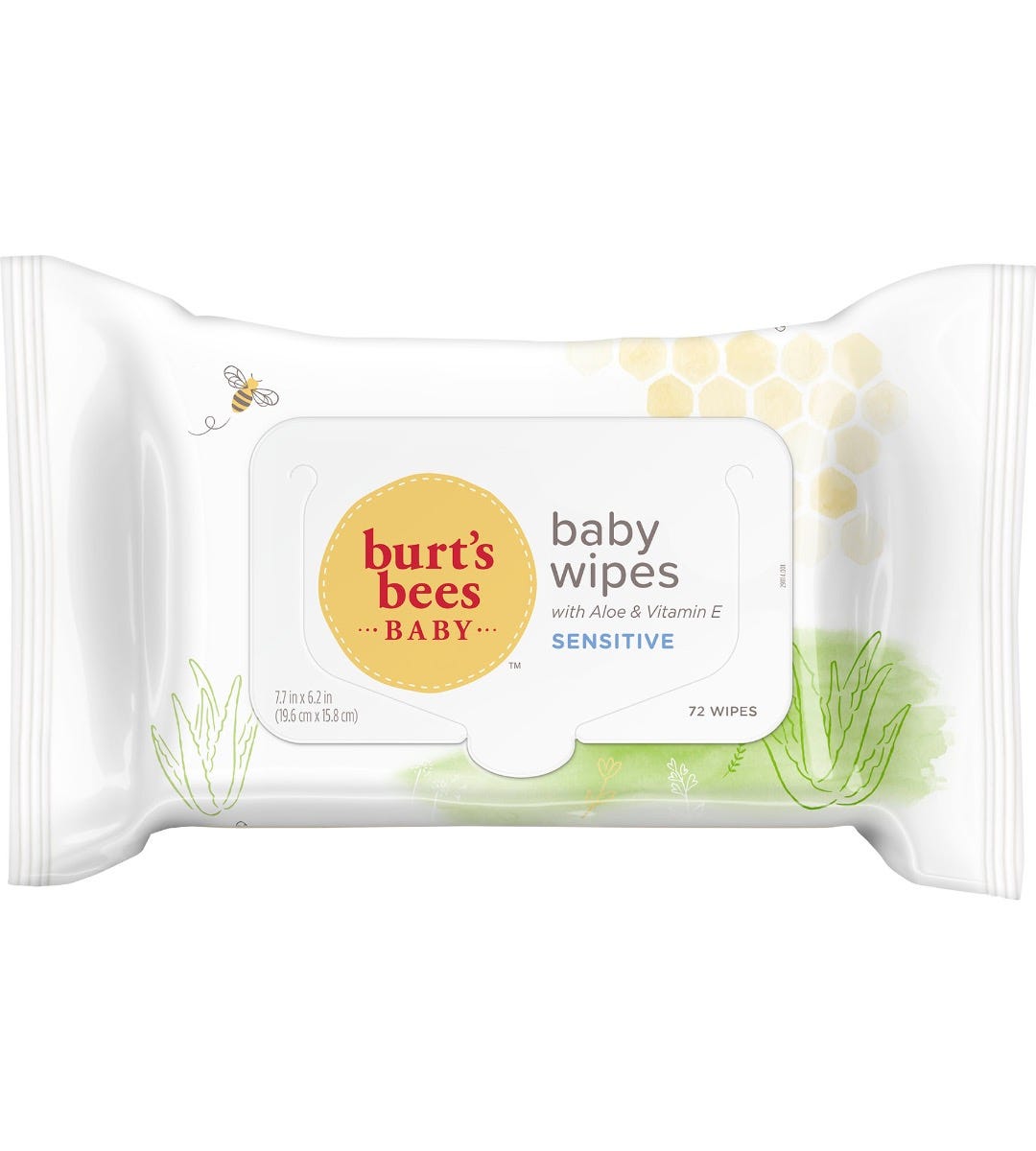 Burt’s Bees Baby Wipes, Unscented Natural Baby Wipes for Sensitive Skin - 72 Wipes、mySite、g9winljtr