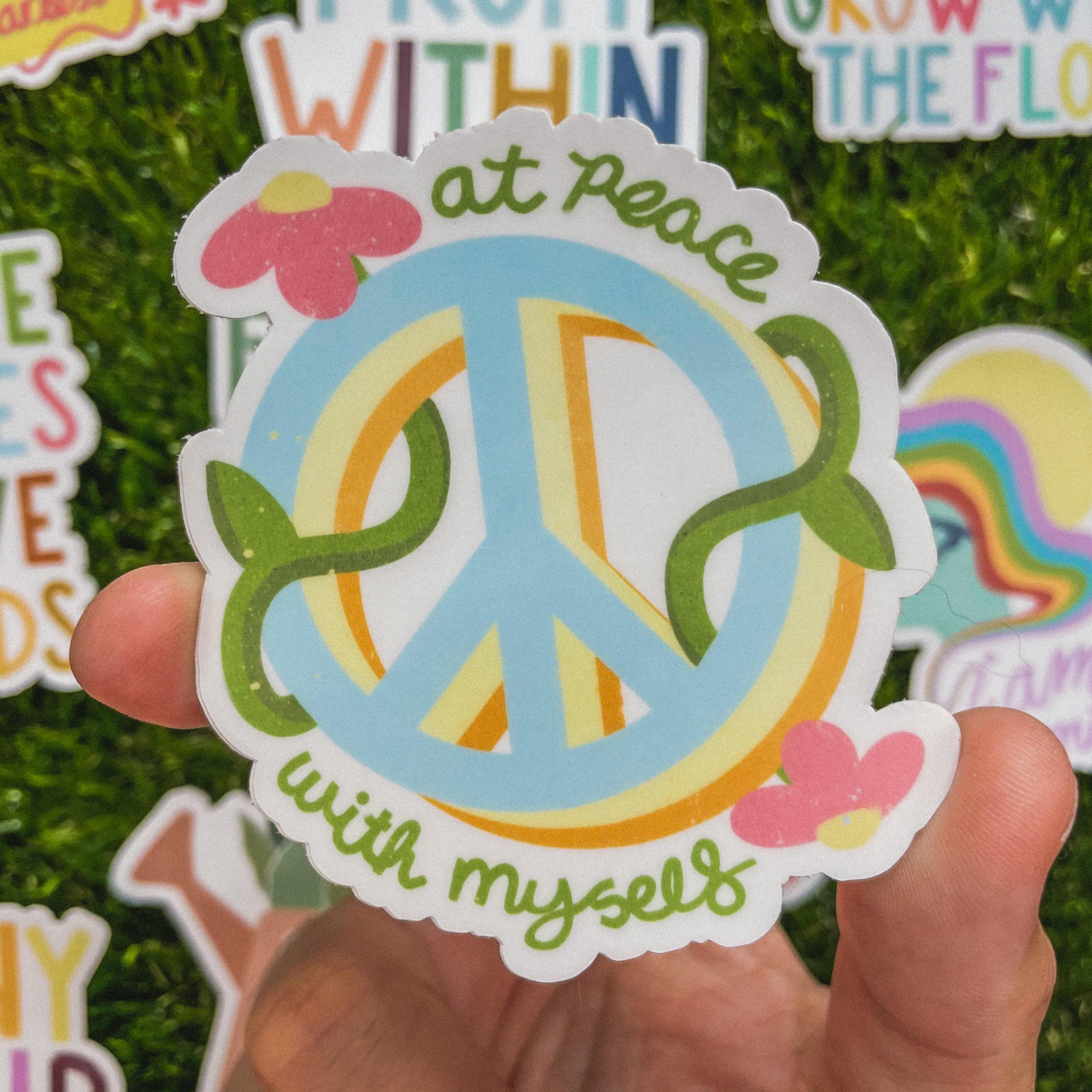  At Peace With Myself Sticker、mySite、elrpsem3k