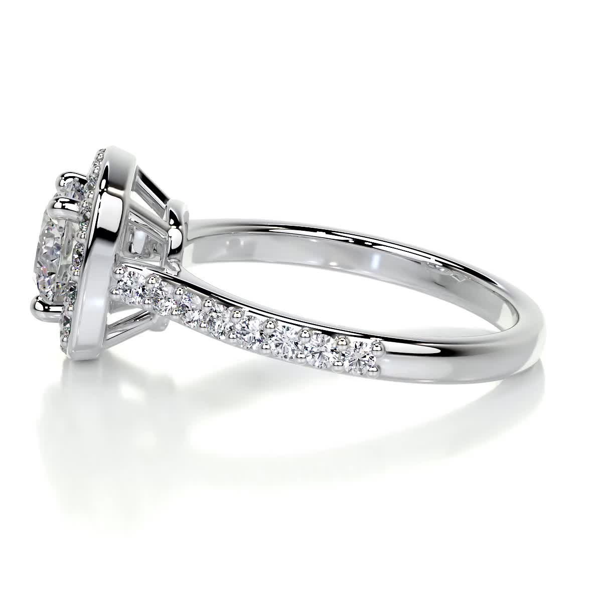Paisley Diamond Engagement Ring -Platinum、mySite、hinf8tx79